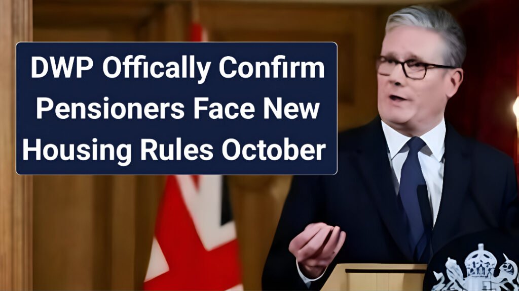 DWP new housing rules for UK pensioners 2025