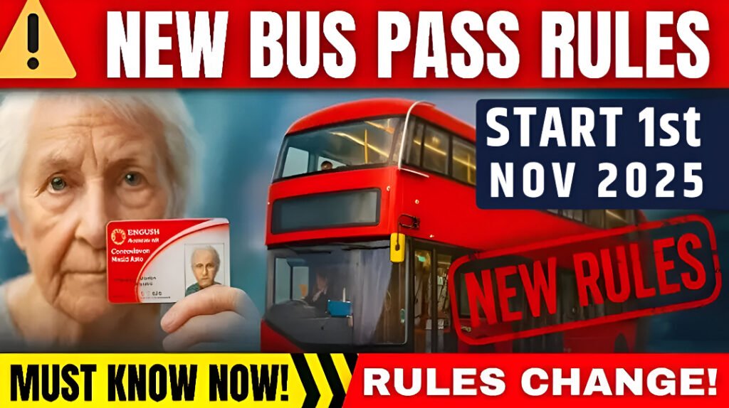 UK Bus Pass Changes 2025