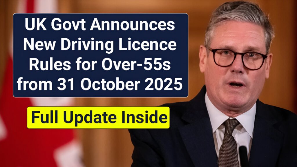 UK Over-55 Driving Licence Rules 2025