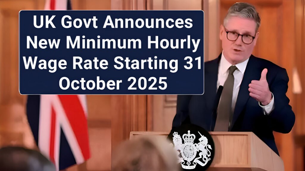 UK minimum hourly wage 2025